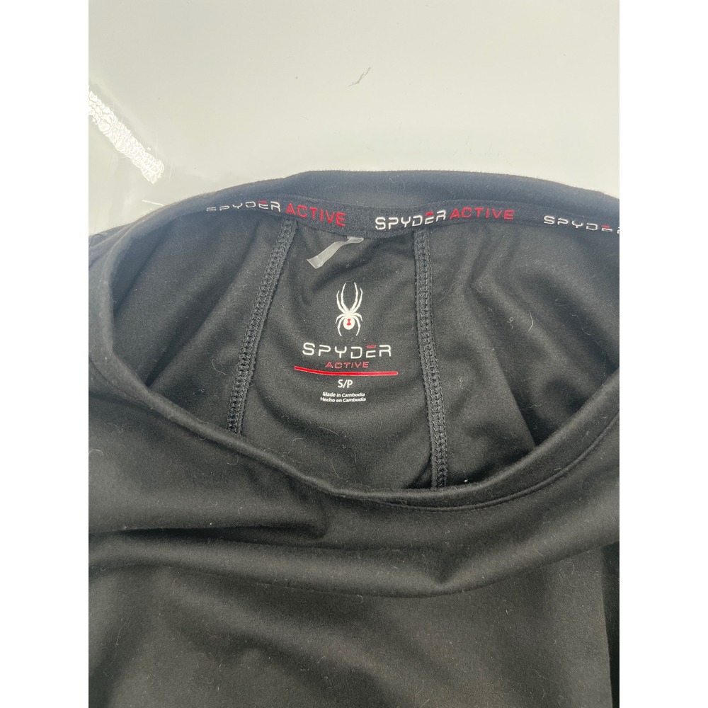 Spyder Active Womens Black Long Sleeve Performance Base Layer Top Size S Small - Picture 2 of 6
